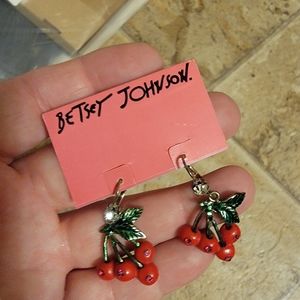 Brand new Betsy Johnson earrings, new